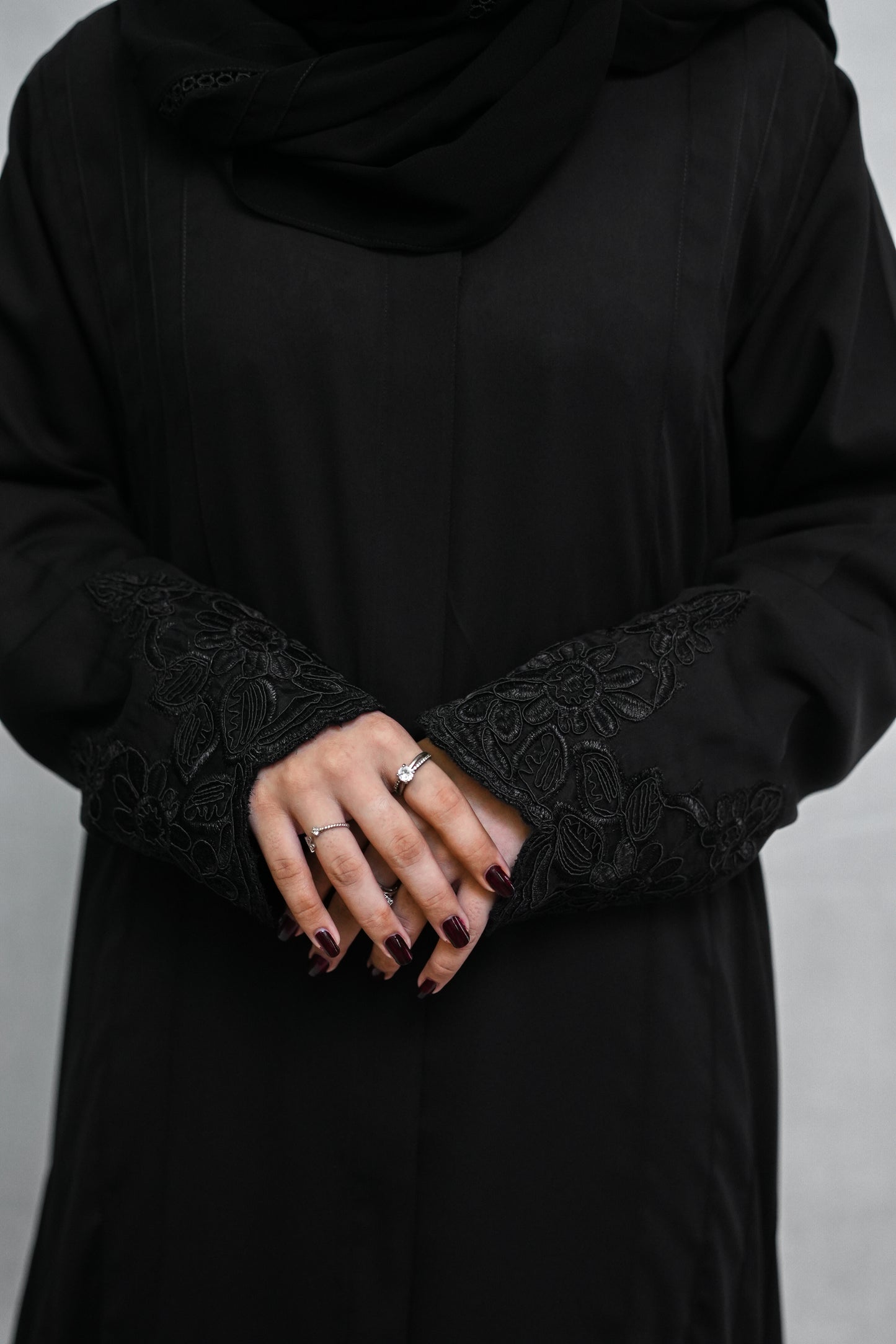 Black On Black Abaya