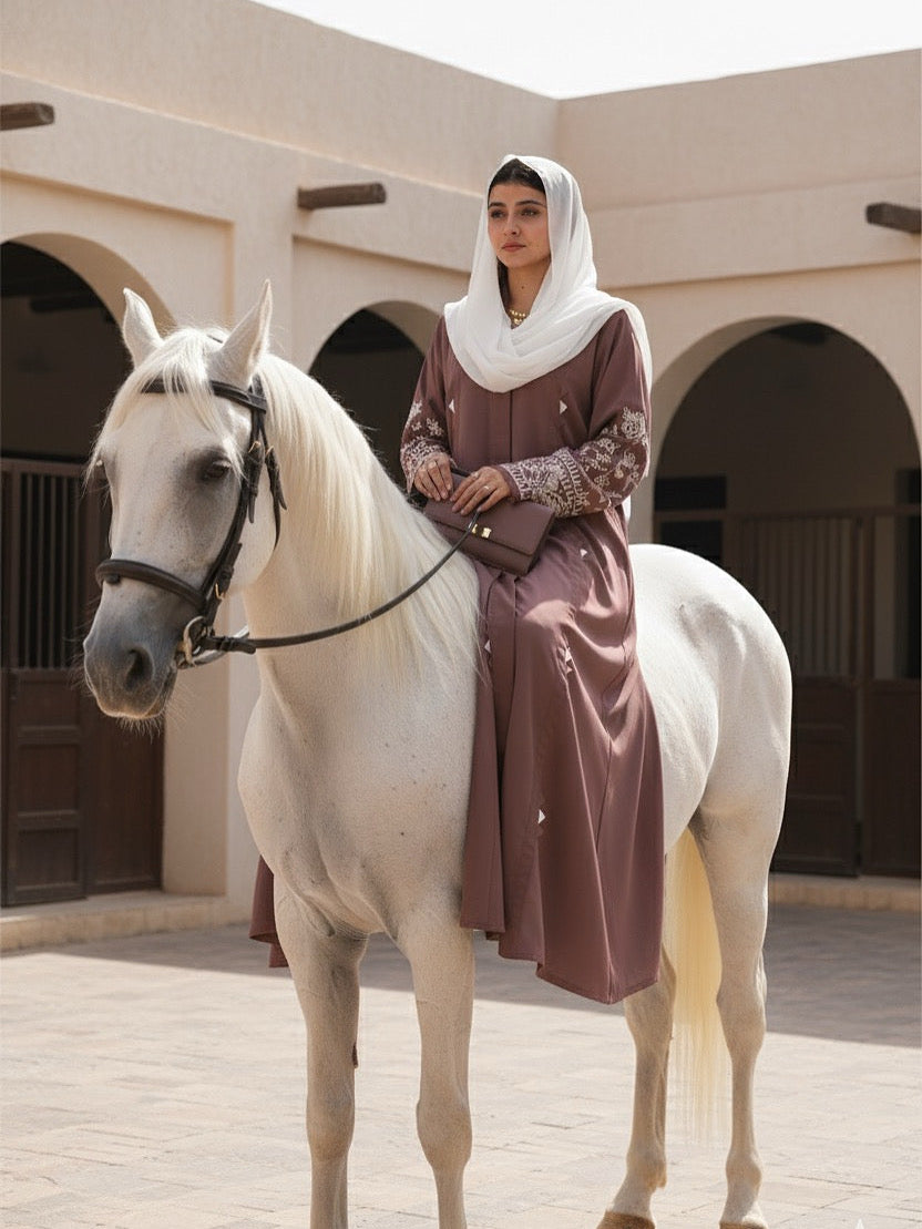 Kashmiri Pink Abaya