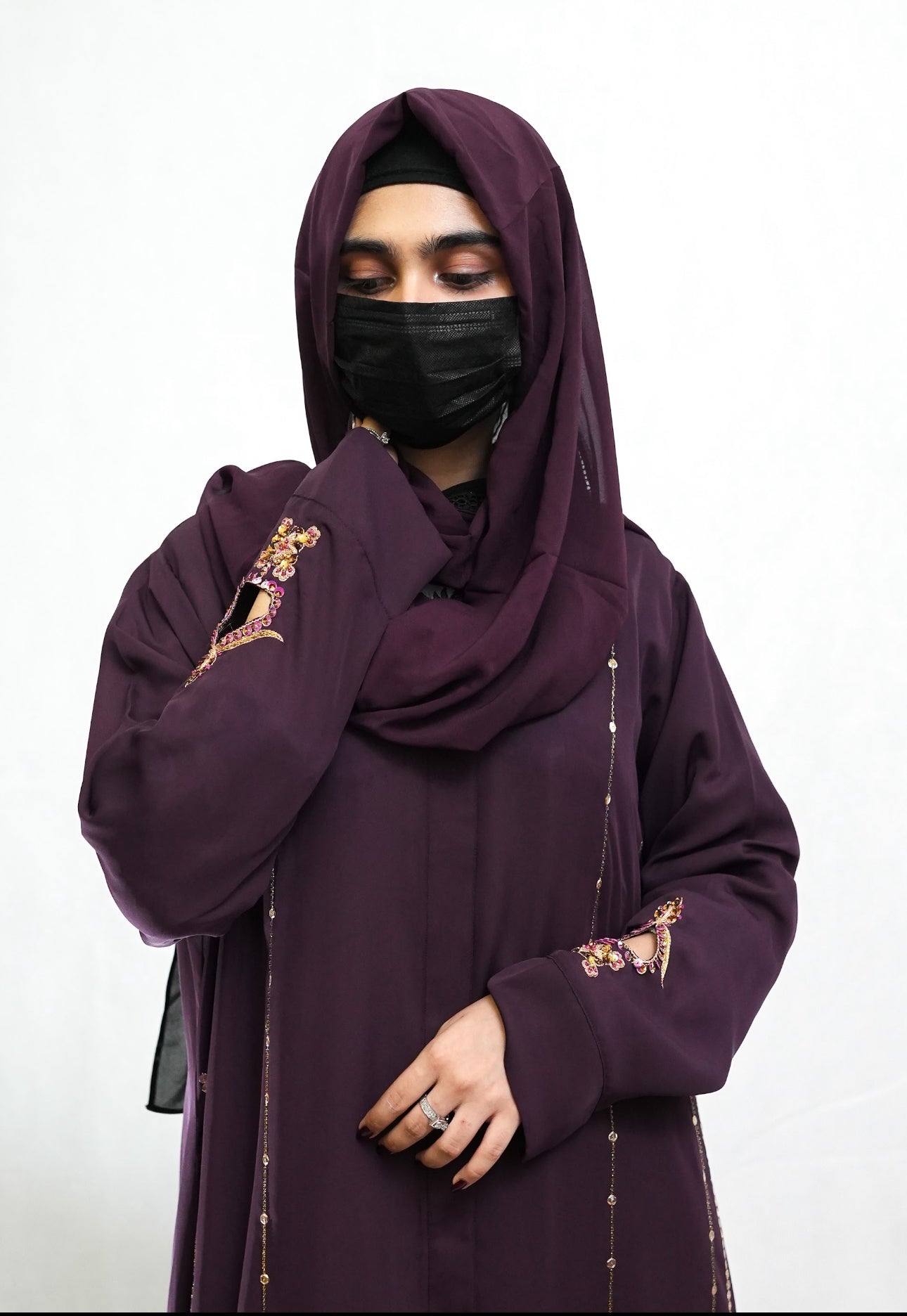 Royal Bloom Abaya