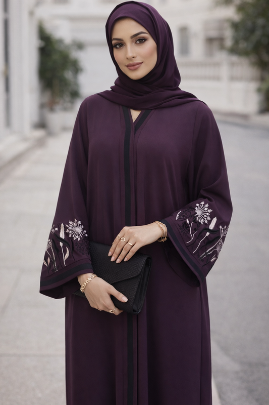 Purple haze abaya