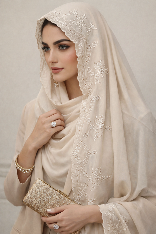 Noora embroidered chaddar