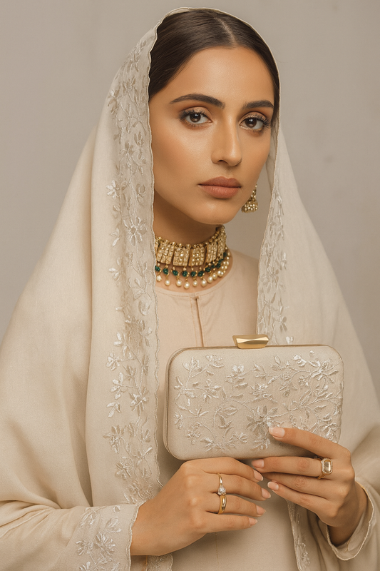 Embroidered noor chaddar