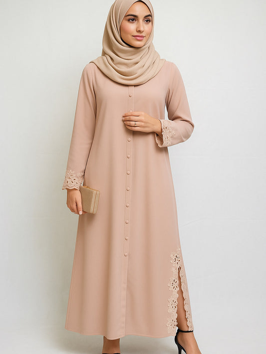 Desert Bloom Abaya