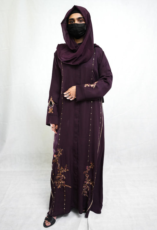 Royal Bloom Abaya