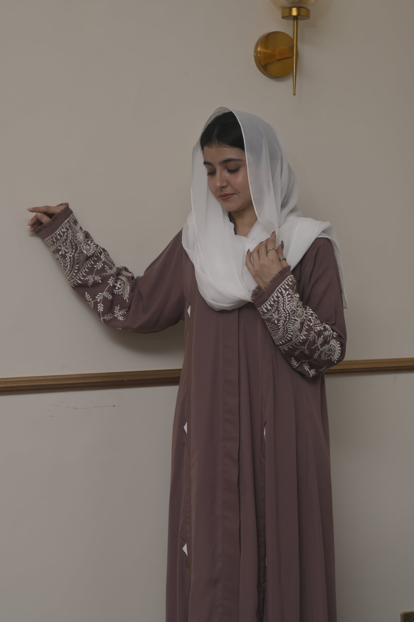 Kashmiri Pink Abaya