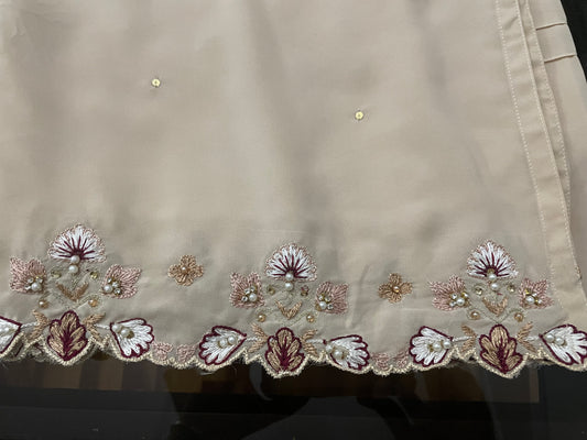 Hand embroidered chaddar