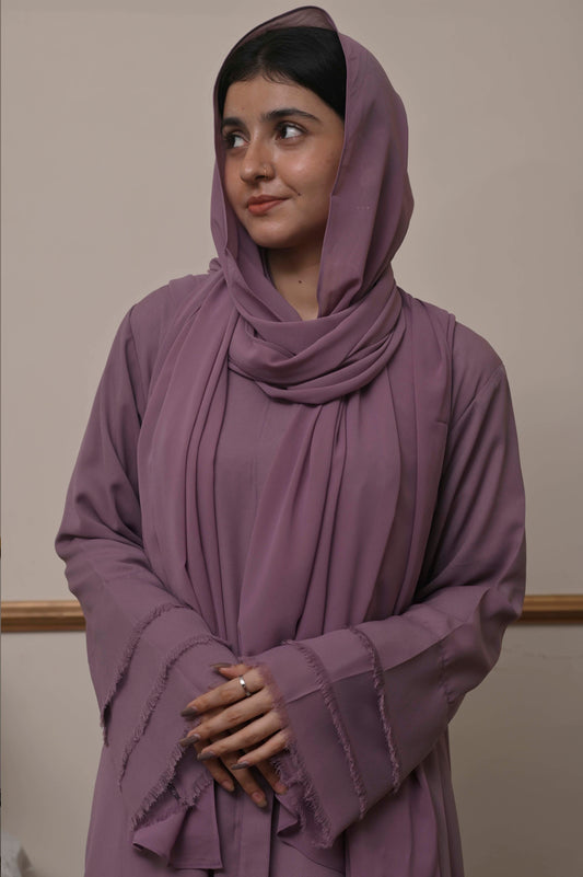 Pink basic umrah/hajj abaya