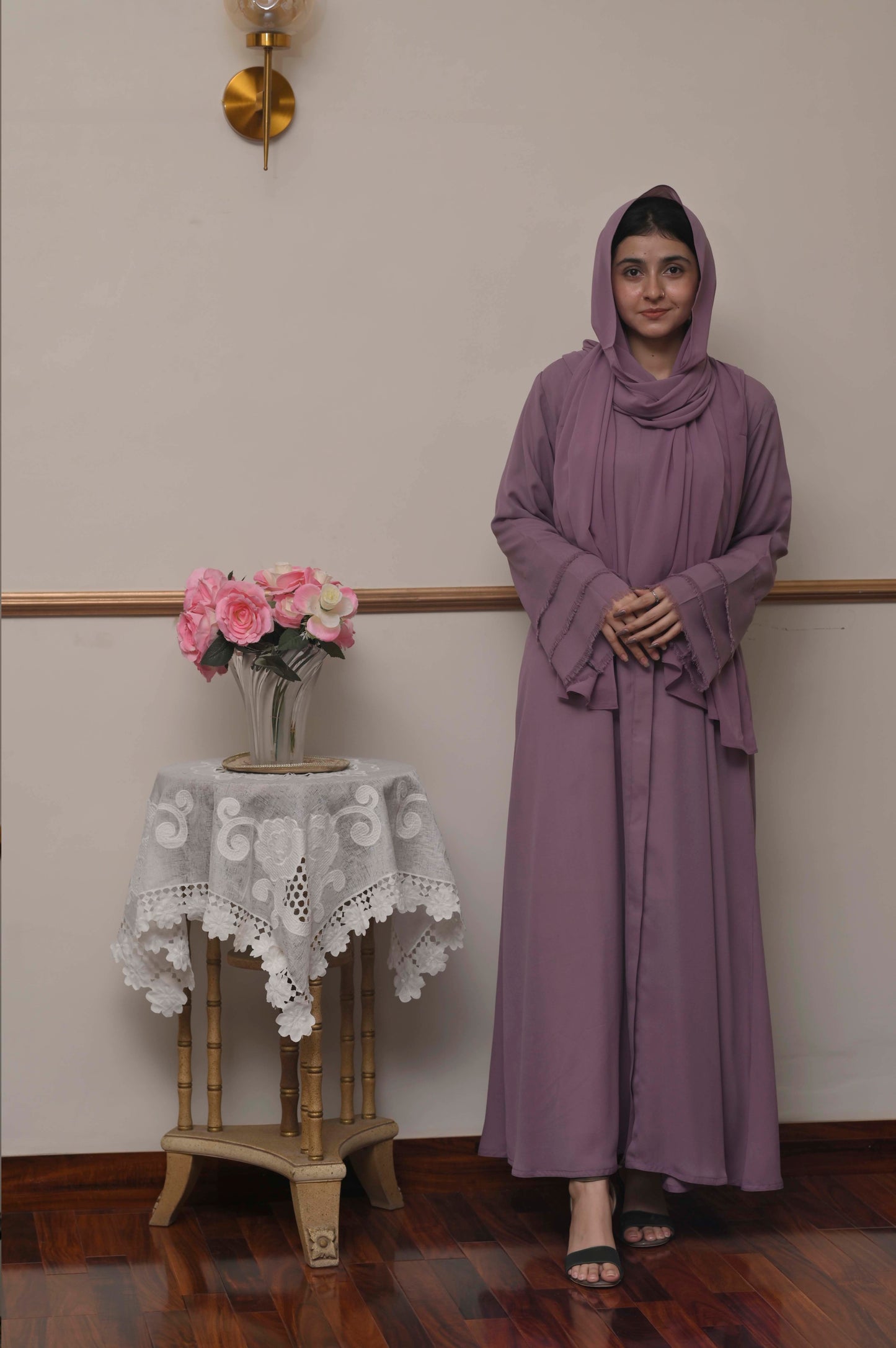 Pink Basic Umrah - Hajj Abaya