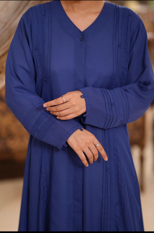 Blue loop abaya